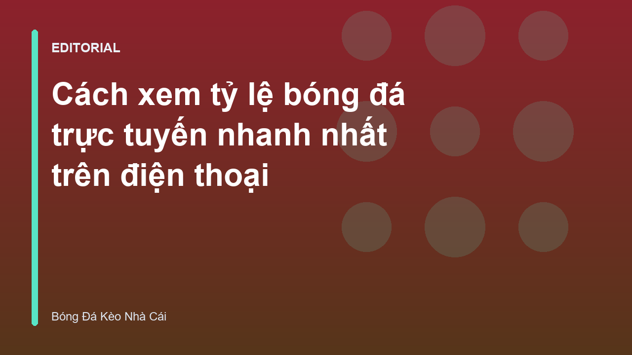 Người dùng xem tỷ lệ bóng đá trực tuyến trên điện thoại